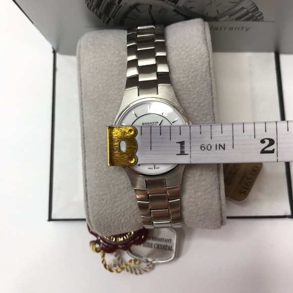 BOGAVIA Silver Stainless Steel Sapphire Crystal Watch - Picture 8 of 8